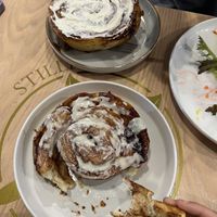 Huge cinnamon buns!  at Stillfood Bistro & Cappuccino Bar in Penticton