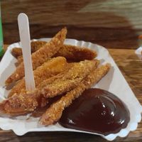 Wedges w/BBQ sauce at Nicolinos's Der Imbiss vor unserem Kaufland - Kiosk in Paderborn