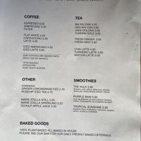 Drinks menu Nov 2023  at Crave Coffee & Bakery in Rotterdam