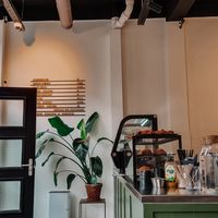 Inside area at Crave Coffee & Bakery in Rotterdam