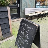 Front at Crave Coffee & Bakery in Rotterdam