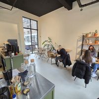 Interior at Crave Coffee & Bakery in Rotterdam