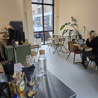 Interior at Crave Coffee & Bakery in Rotterdam