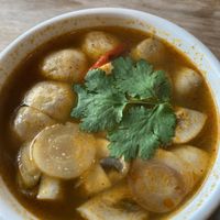 Mushroom Spicy Soup   at Thai Rainbow in Lichfield