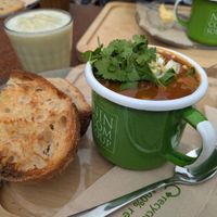 Santa fe bean soup at Nincomsoup in Hythe