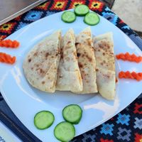 Shakshuka Sandwich and Mousakka Sandwich at Abu Aya in Luxor