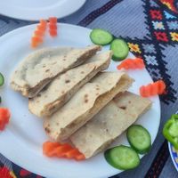 Beans Sandwich and Mashed Potatoes Sandwich at Abu Aya in Luxor