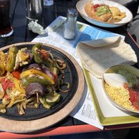 Vegan fajitas  at Chiquito - Liverpool in Liverpool