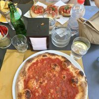 Pizza Marinara and Tomato Bruschetta   at Bistrò Il Golfo in Como