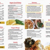 New menu page 1 at Southern Charm Kitchen in Gainesville