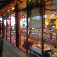 Outside of the restaurant at Annalakshmi in Perth