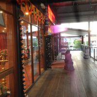 Outside of the restaurant again - exit side at Annalakshmi in Perth