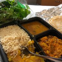 With salad on side I picked up at Woolworths. at Annalakshmi in Perth