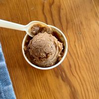 One scoop tamarind  at Ki'Ha Homemade Ice Cream & Coffee Shop in Mahahual