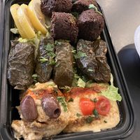 Chef’s vegan mix  at Cafe Yafa in Natick