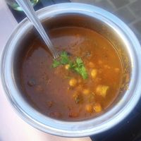 Channa masala at La Vallée du Kashmir in Brussels