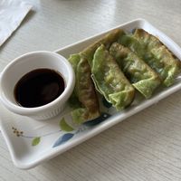 Veggie dumplings!   at The Room Sushi Bar in Los Angeles