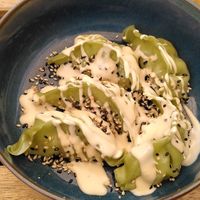 Vegetarische Gyoza at Ochaya in Magdeburg