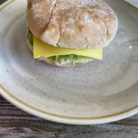Avocado and veg cheese roll  at Copper Kettle in Cambridge