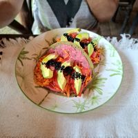 🧡💚 Dosa salad 💚🧡 at Feelovesophy in Uvita
