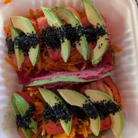 Taco dosa at Feelovesophy in Uvita