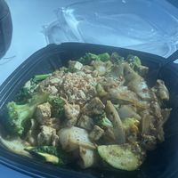 Drunken noodles with tofu  at SAN - Asian Kitchen - T2 in San Diego
