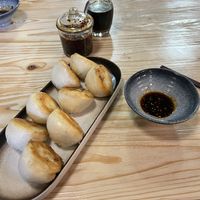 Vegan dumplings   at Chopstickers in Denver