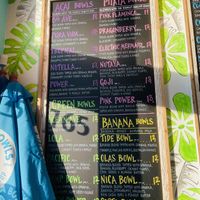 Menu  at Playa Bowls - N Hamilton Rd in Columbus