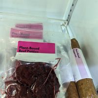 Vegan meat at Soil Food Temple in Seminyak