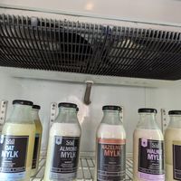 Vegan milks at Soil Food Temple in Seminyak