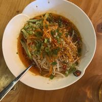 Dan Dan noodles  at Chiho Bistro in Seattle