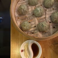 Soup dumplings   at Chiho Bistro in Seattle