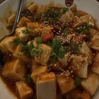 Vegan mapo tofu  at Chiho Bistro in Seattle