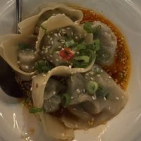 Spicy wontons  at Chiho Bistro in Seattle