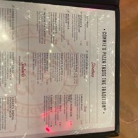 Many vegetarian options    at Connie's Pizza in Chicago