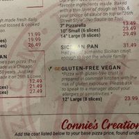   at Connie's Pizza in Chicago