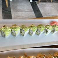 Vegan rainbow roll  at Sevruga in Cape Town