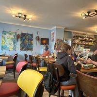   at The Blue Owl Cafe in North London
