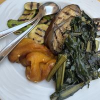 Seasonal vegetables  at Trattoria del Tempo Buono in Bologna