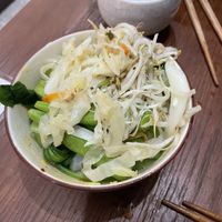 Bowl full of vegetables   at Quán Chay Nhà in Ho Chi Minh City