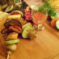 small portion but tasty  at Coffeehouse Frida in St Petersburg