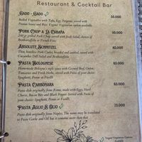 Other vegan/veg options   at La Cabaña in Kuta