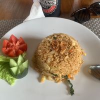 Simple but amazing fried rice, no egg  at La Cabaña in Kuta