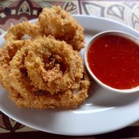 Onion rings at La Cabaña in Kuta