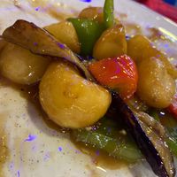 Patatas con pimientos y berenjena china at Fu Xiang in Vitoria Gasteiz