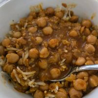 Chana masala, many spiciness levels to choose from! at Basmati Indian Cuisine in Annapolis