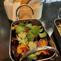 Chimmichurri beetroot with red onion and coriander   at Maa' deyo in Hamburg