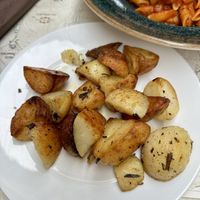 Roasted potatoess  at Buca Niccolini in Florence