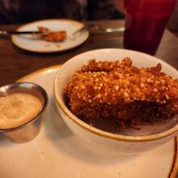 The onion rings are unforgettable. at Fresh Kitchen + Juice Bar in Oakville