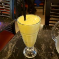 Mango lassi at Maharaja in Ramla